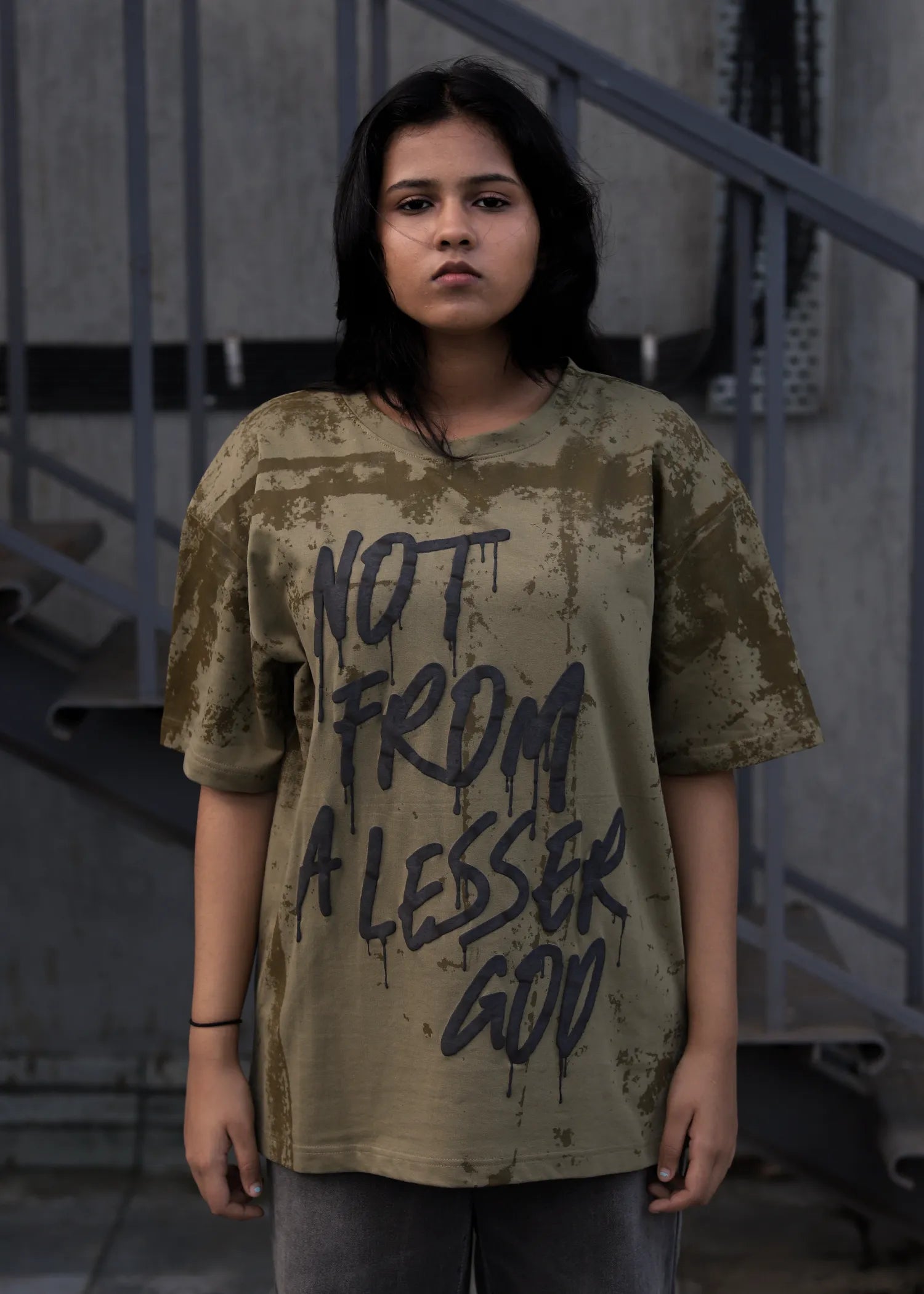 NOT FROM A LESSER OLIVE GOD