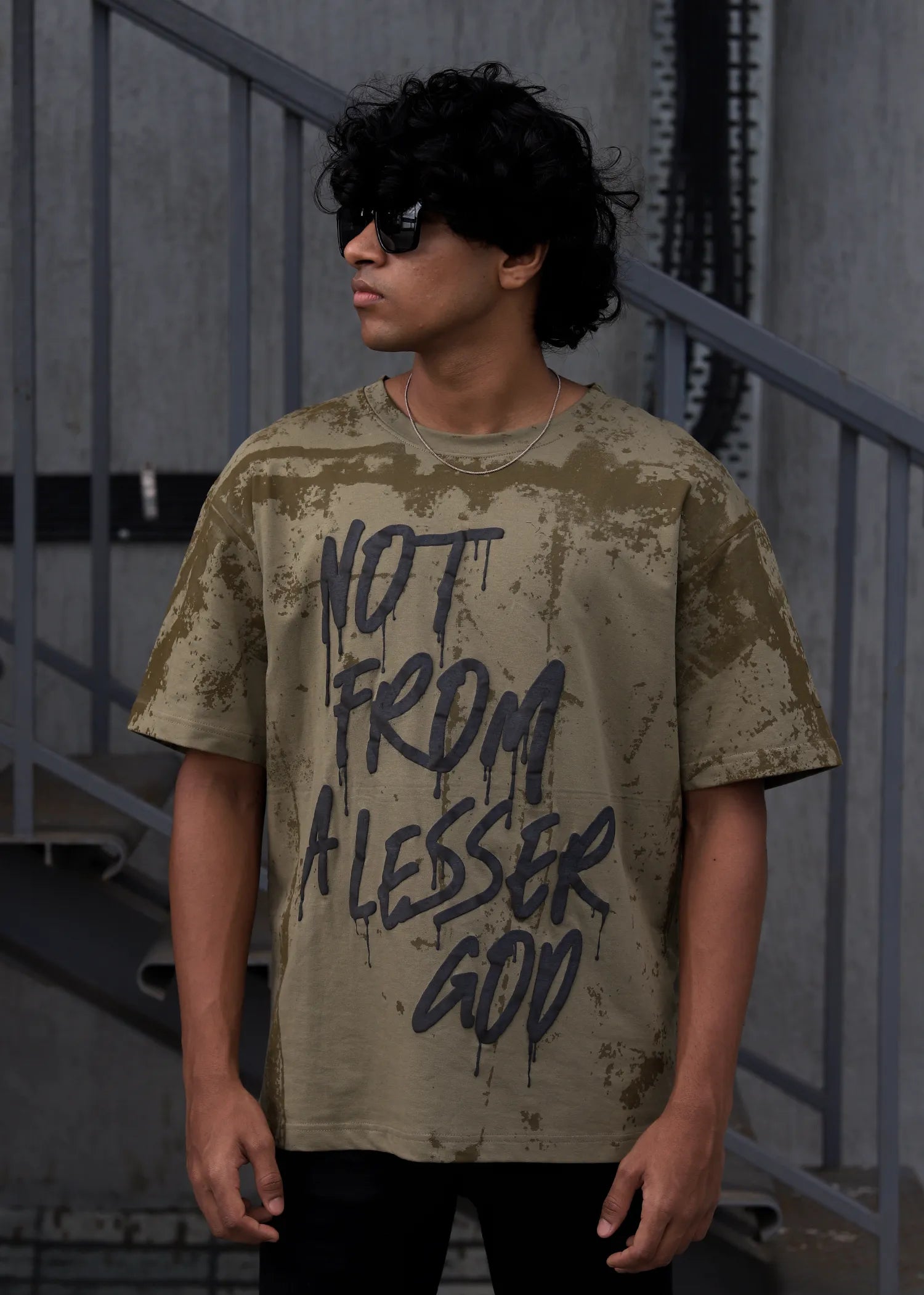 NOT FROM A LESSER OLIVE GOD