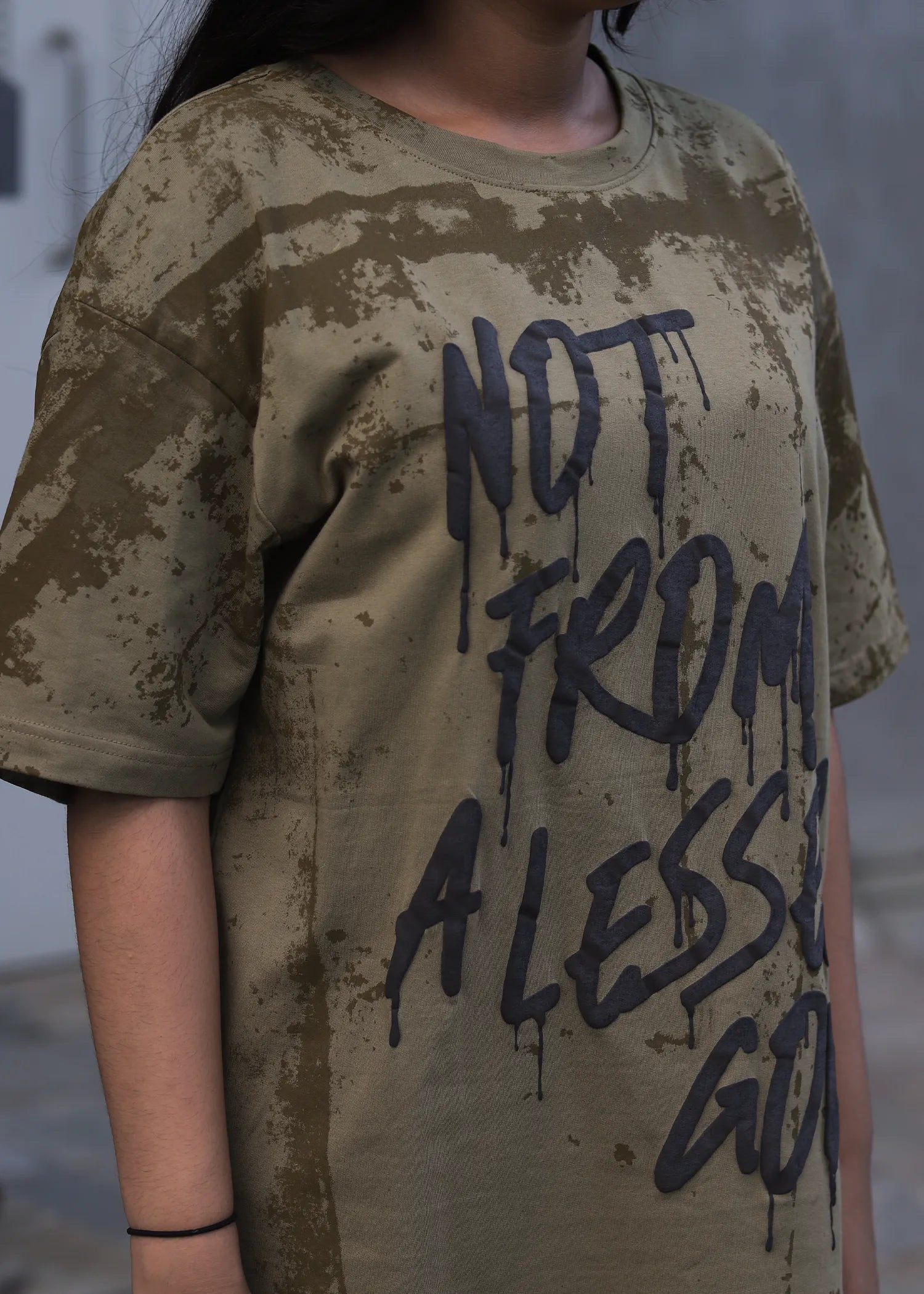 NOT FROM A LESSER OLIVE GOD