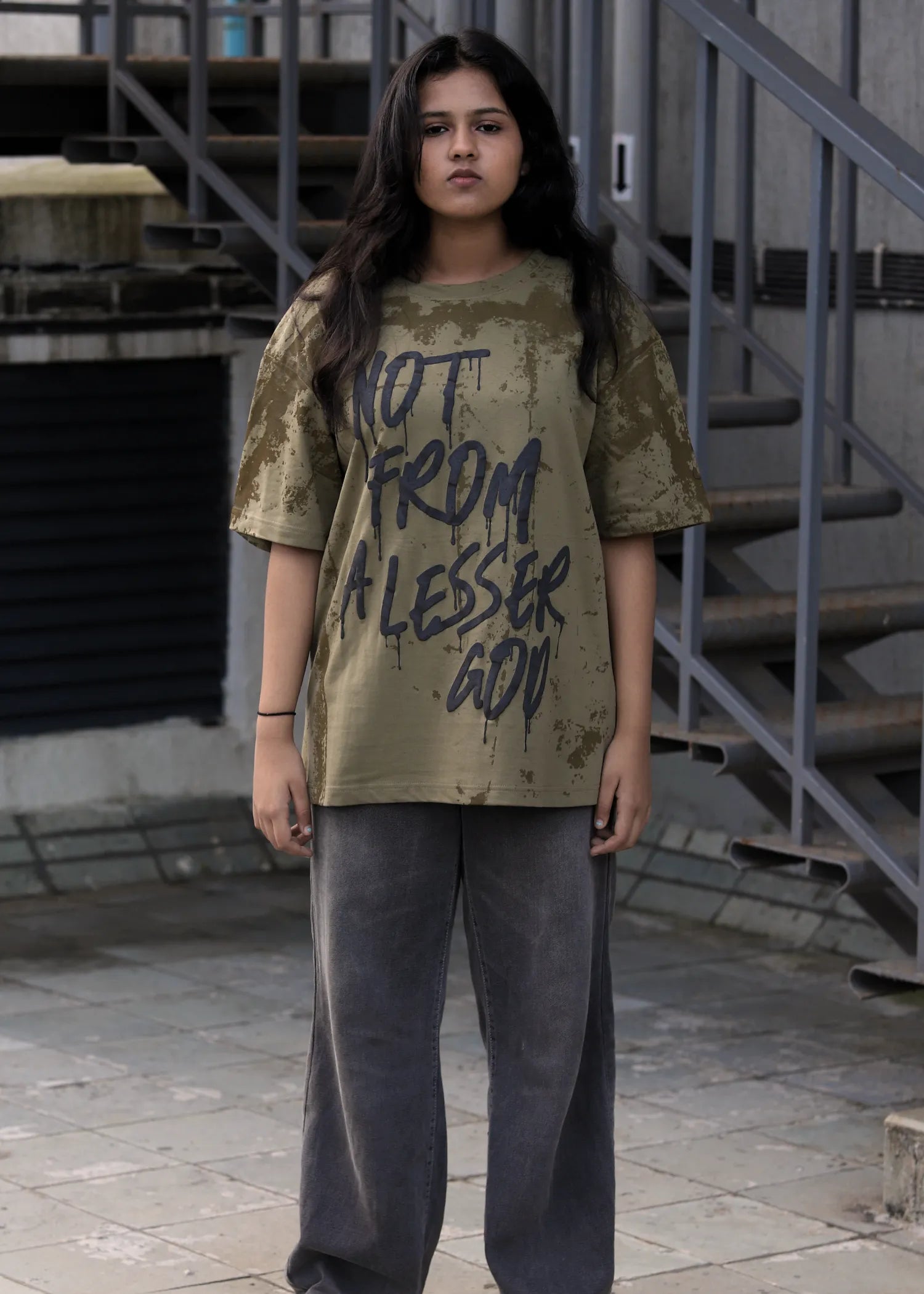 NOT FROM A LESSER OLIVE GOD