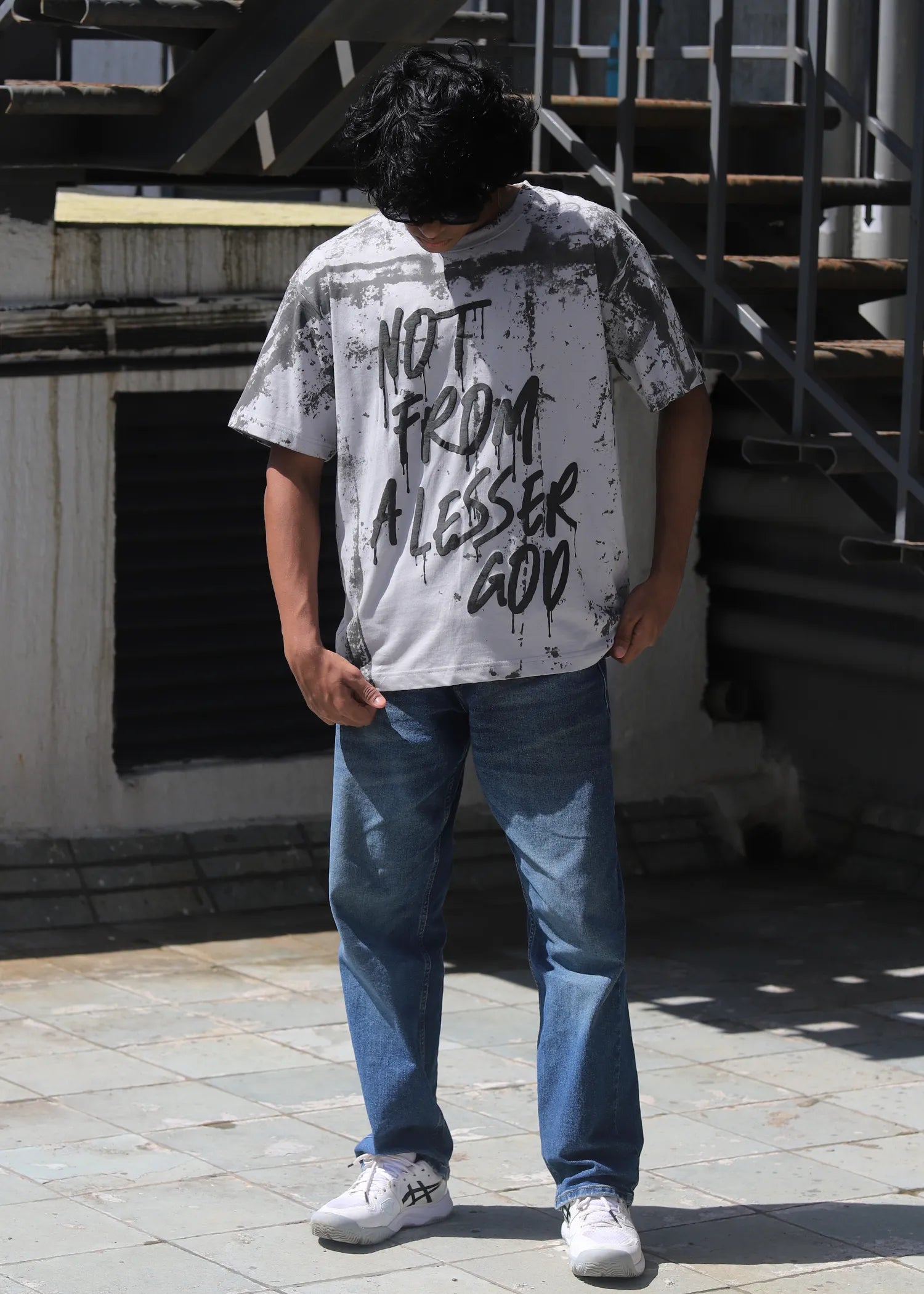 NOT FROM A LESSER GRAY GOD